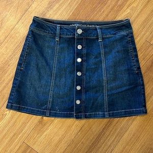 American Eagle Outfitters Button Denim Skirt